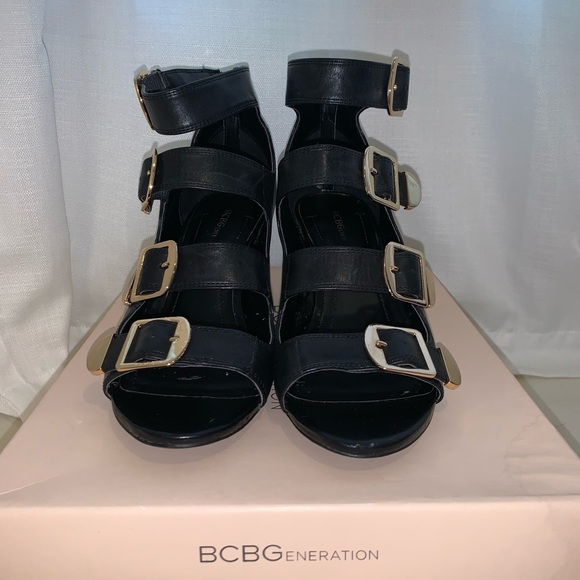 BCBGeneration Shoes - BCBG Generation Black belted shoes!